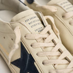 Sneakers uomo Super-star panna e blu navy GMF00101 F00416415430 GOLDEN GOOSE 