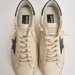 Sneakers uomo Super-star panna e blu navy GMF00101 F00416415430 GOLDEN GOOSE 