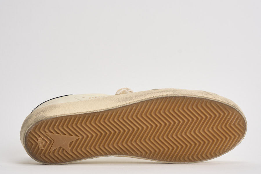 Sneakers uomo Super-star panna e blu navy GMF00101 F00416415430 GOLDEN GOOSE 