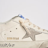Sneakers uomo Super-Star bianca e grigia GMF00102 F00535911166 GOLDEN GOOSE 
