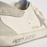 Sneakers uomo Super-Star bianca e grigia GMF00102 F00535911166 GOLDEN GOOSE 