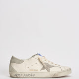 Sneakers uomo Super-Star bianca e grigia GMF00102 F00535911166 GOLDEN GOOSE 