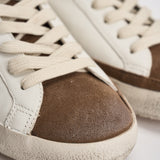 Sneakers uomo Super-star bianca e marrone GMF00102 F00869583401 GOLDEN GOOSE 