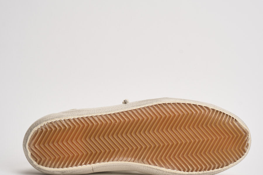 Sneakers uomo Super-star bianca e marrone GMF00102 F00869583401 GOLDEN GOOSE 