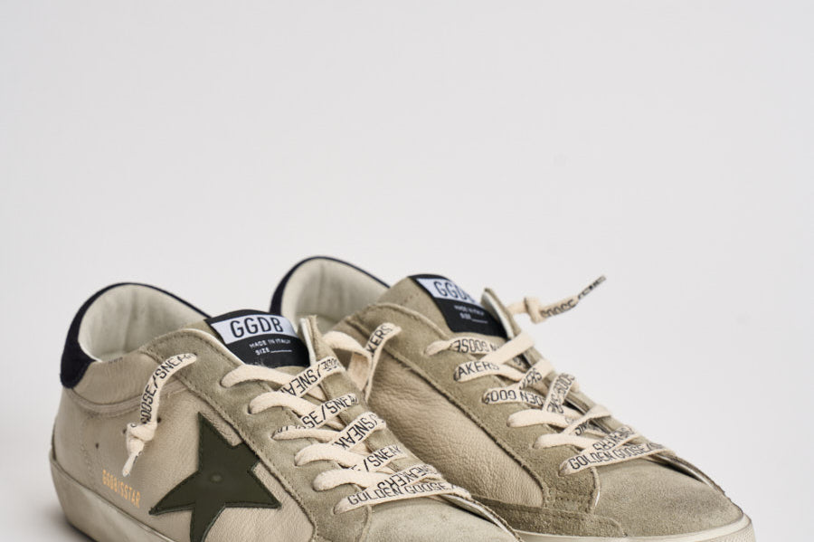 Sneakers uomo Super-Star grigie GMF00102 F00872883408 GOLDEN GOOSE 