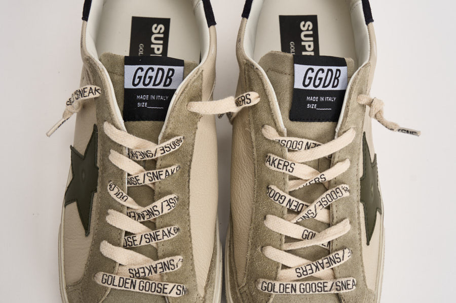 Sneakers uomo Super-Star grigie GMF00102 F00872883408 GOLDEN GOOSE 