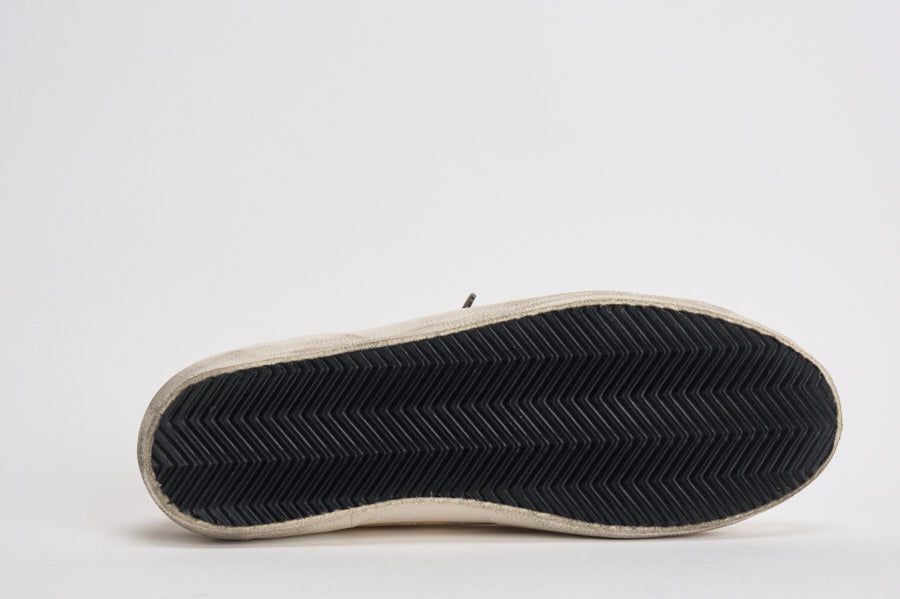 Sneakers uomo Super-Star bianca e bordeaux GMF00104 F00872615984 GOLDEN GOOSE 