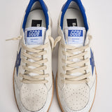 Sneakers uomo Ball Star bianco e blu elettrico GMF00117 F00219810327 GOLDEN GOOSE 