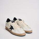 Sneakers uomo Ball Star bianca e nera GMF00117 F00377110283 GOLDEN GOOSE 