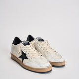 Sneakers uomo Ball Star bianca e nera GMF00117 F00377110283 GOLDEN GOOSE 