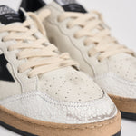 Sneakers uomo Ball Star bianca e nera GMF00117 F00377110283 GOLDEN GOOSE 