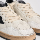 Sneakers uomo Ball Star bianca e nera GMF00117 F00377110283 GOLDEN GOOSE 