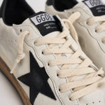 Sneakers uomo Ball Star bianca e nera GMF00117 F00377110283 GOLDEN GOOSE 