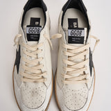 Sneakers uomo Ball Star bianca e nera GMF00117 F00377110283 GOLDEN GOOSE 
