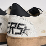 Sneakers uomo Ball Star bianca e nera GMF00117 F00377110283 GOLDEN GOOSE 