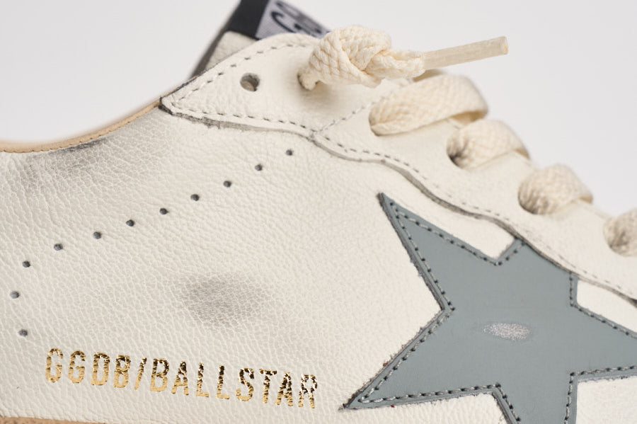 Sneakers uomo Ball Star bianca GMF00117 F00677712155 GOLDEN GOOSE 