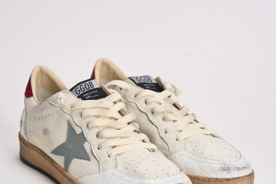 Sneakers uomo Ball Star bianca GMF00117 F00677712155 GOLDEN GOOSE 