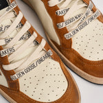 Sneakers uomo Ball Star panna e marrone GMF00117 F00872083405 GOLDEN GOOSE 