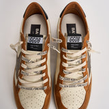 Sneakers uomo Ball Star panna e marrone GMF00117 F00872083405 GOLDEN GOOSE 