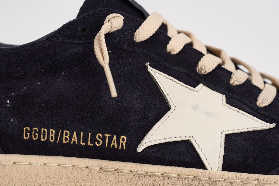 Sneakers uomo Ball Star in suede blu navy GMF00117 F00872150789 GOLDEN GOOSE 