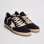 Sneakers uomo Ball Star in suede blu navy GMF00117 F00872150789 GOLDEN GOOSE 