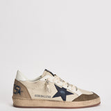 Sneakers uomo Ball Star beige e tortora GMF00117 F00872283406 GOLDEN GOOSE 