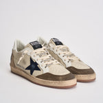 Sneakers uomo Ball Star beige e tortora GMF00117 F00872283406 GOLDEN GOOSE 