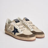 Sneakers uomo Ball Star beige e tortora GMF00117 F00872283406 GOLDEN GOOSE 