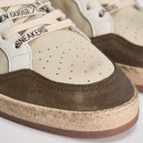 Sneakers uomo Ball Star beige e tortora GMF00117 F00872283406 GOLDEN GOOSE 