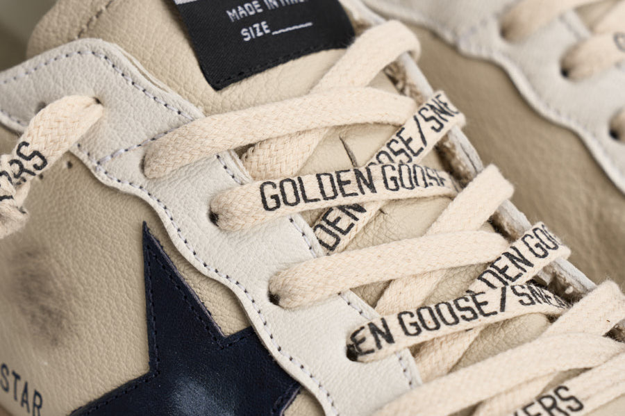 Sneakers uomo Ball Star beige e tortora GMF00117 F00872283406 GOLDEN GOOSE 