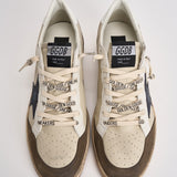 Sneakers uomo Ball Star beige e tortora GMF00117 F00872283406 GOLDEN GOOSE 