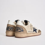 Sneakers uomo Ball Star beige e tortora GMF00117 F00872283406 GOLDEN GOOSE 