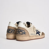 Sneakers uomo Ball Star beige e tortora GMF00117 F00872283406 GOLDEN GOOSE 