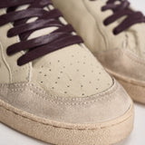 Sneakers uomo Ball Star panna e bordeaux GMF00117 F00873515985 GOLDEN GOOSE 
