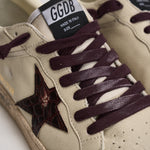 Sneakers uomo Ball Star panna e bordeaux GMF00117 F00873515985 GOLDEN GOOSE 