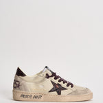 Sneakers uomo Ball Star panna e bordeaux GMF00117 F00873515985 GOLDEN GOOSE 