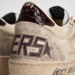 Sneakers uomo Ball Star panna e bordeaux GMF00117 F00873515985 GOLDEN GOOSE 