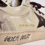 Sneakers uomo Ball Star panna e bordeaux GMF00117 F00873515985 GOLDEN GOOSE 