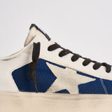 Sneakers uomo Stardan bianche e blu GMF00128 F00875951137 GOLDEN GOOSE 