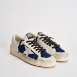 Sneakers uomo Stardan bianche e blu GMF00128 F00875951137 GOLDEN GOOSE 