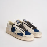 Sneakers uomo Stardan bianche e blu GMF00128 F00875951137 GOLDEN GOOSE 