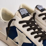 Sneakers uomo Stardan bianche e blu GMF00128 F00875951137 GOLDEN GOOSE 