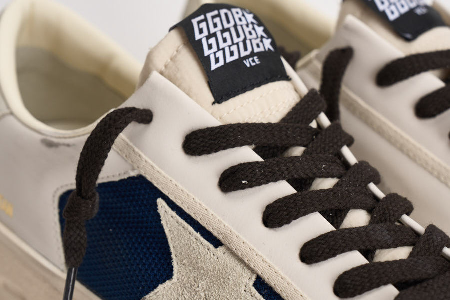 Sneakers uomo Stardan bianche e blu GMF00128 F00875951137 GOLDEN GOOSE 