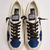 Sneakers uomo Stardan bianche e blu GMF00128 F00875951137 GOLDEN GOOSE 