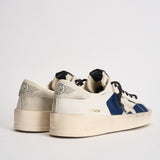 Sneakers uomo Stardan bianche e blu GMF00128 F00875951137 GOLDEN GOOSE 