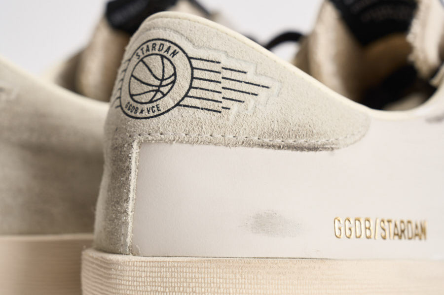 Sneakers uomo Stardan bianche e blu GMF00128 F00875951137 GOLDEN GOOSE 