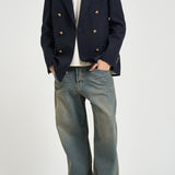 Blazer uomo doppiopetto blu GMP00835 P00061950486 GOLDEN GOOSE 