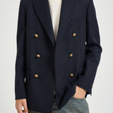 Blazer uomo doppiopetto blu GMP00835 P00061950486 GOLDEN GOOSE 