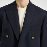 Blazer uomo doppiopetto blu GMP00835 P00061950486 GOLDEN GOOSE 