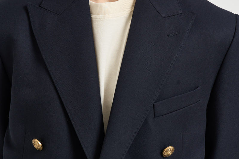 Blazer uomo doppiopetto blu GMP00835 P00061950486 GOLDEN GOOSE 